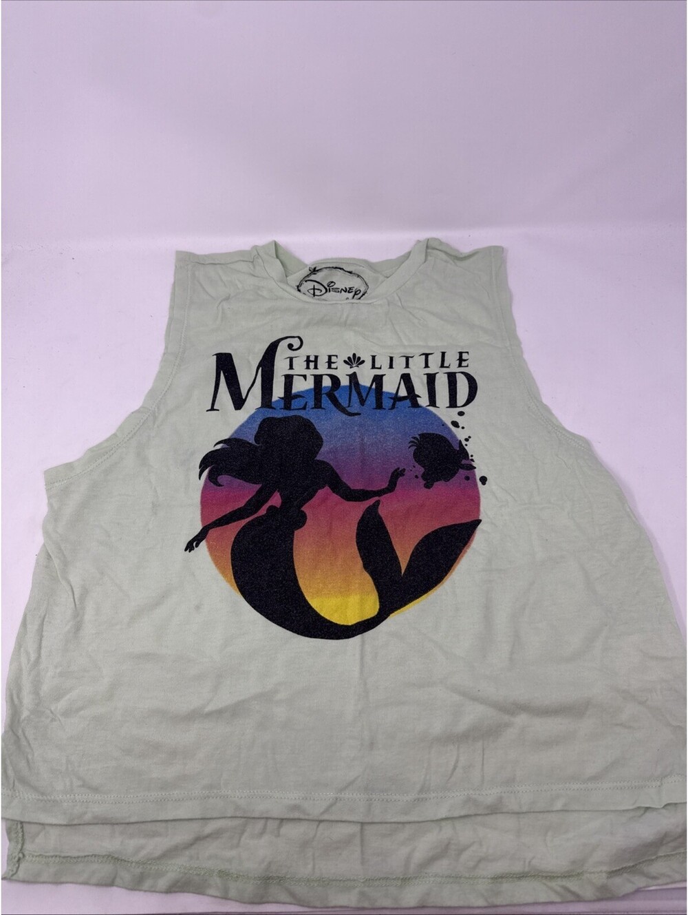 Disney The Little Mermaid Kids Tank Top Size Large (11-13)